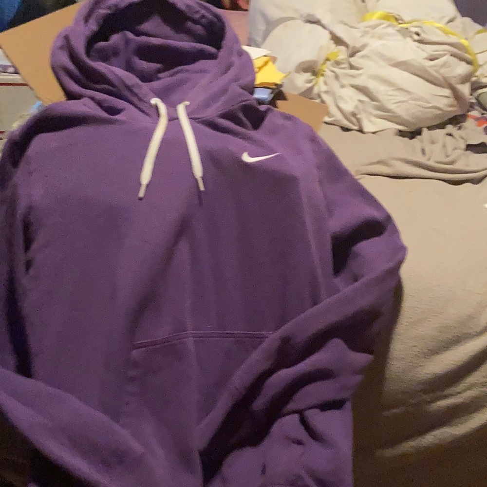 Purple Nike hoodie